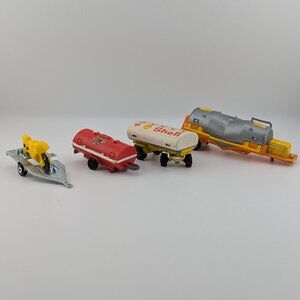 Vintage Majorette Trailers & Tank Attachments Lot – Fuel Tanks & Accessories